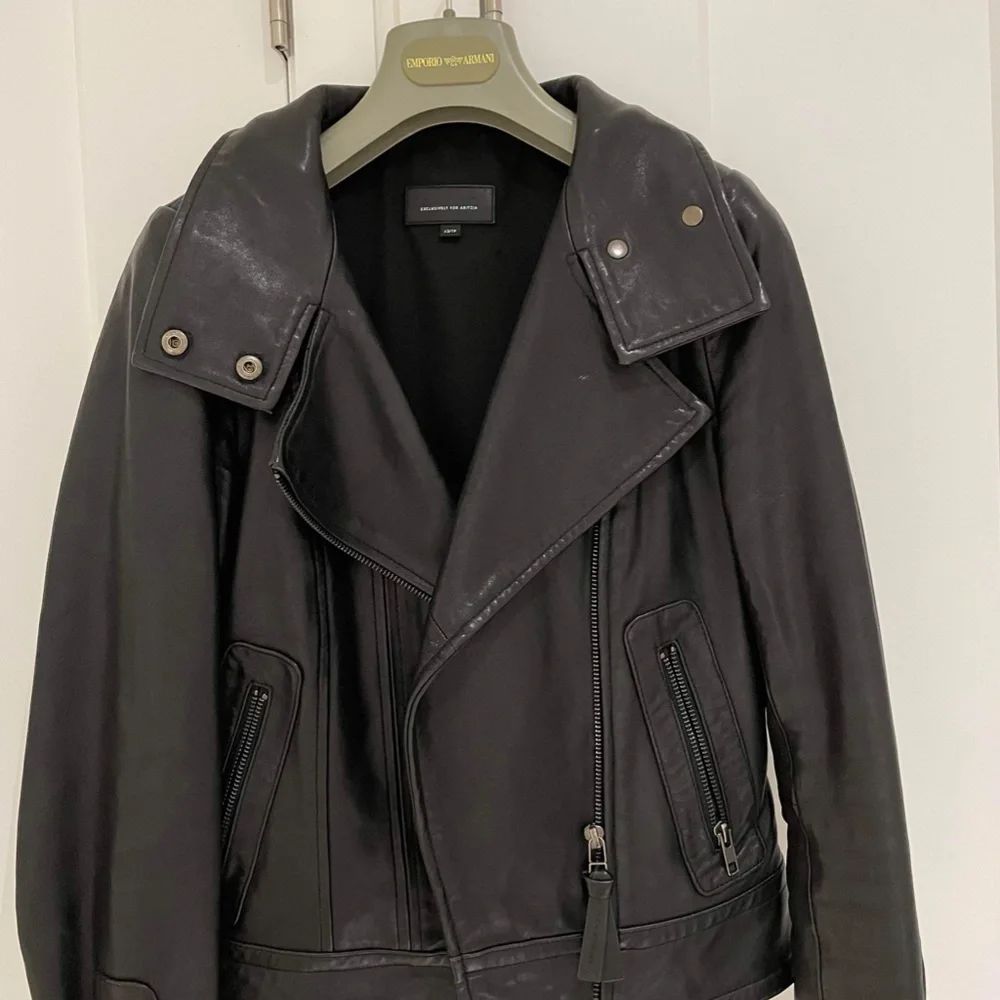 Aritzia Leather Biker Jacket - Picture 3 of 5